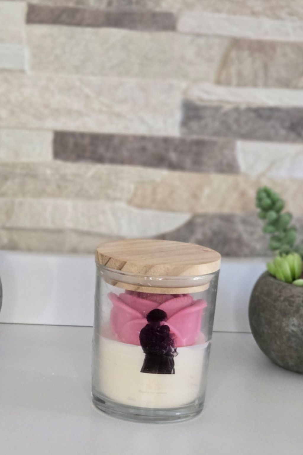  vela artesanal hecha a mano cera vegetal personalizable regalo